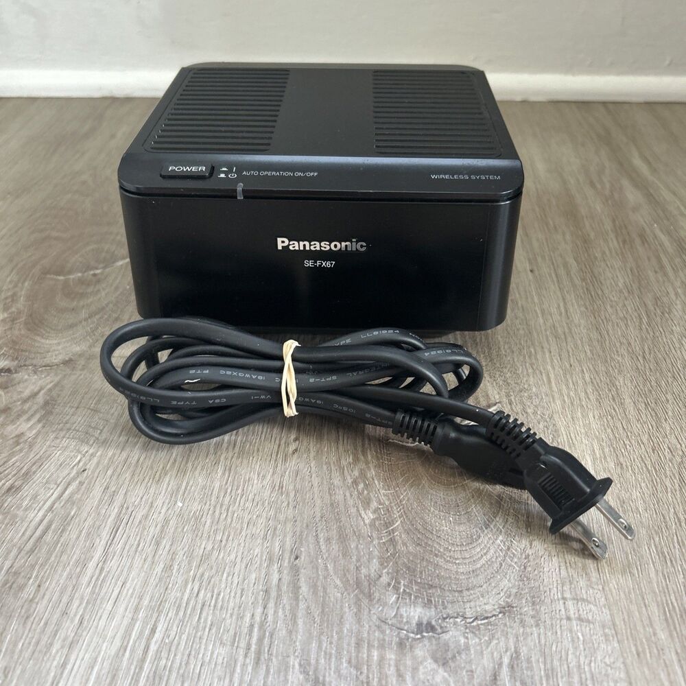 Panasonic SE-FX67 Wireless System Receiver Only w/ Power Cord Tested Working